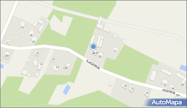 Łucznica, Łucznica, 25, mapa Łucznica
