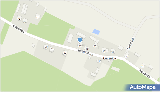 Łucznica, Łucznica, 33, mapa Łucznica