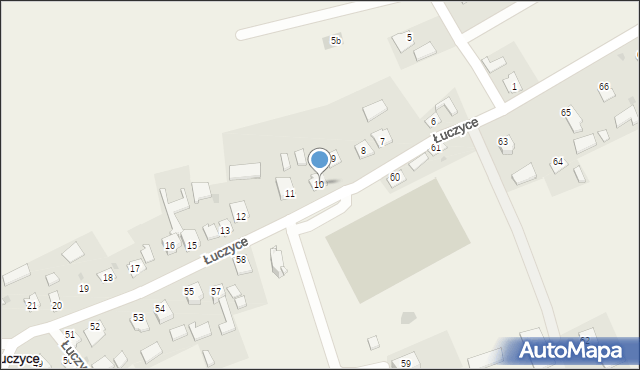 Łuczyce, Łuczyce, 10, mapa Łuczyce