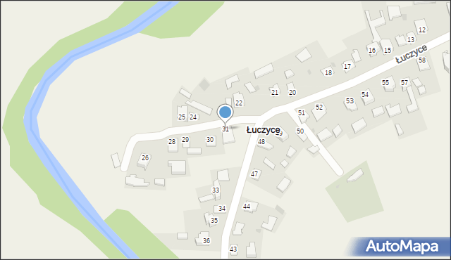 Łuczyce, Łuczyce, 31, mapa Łuczyce