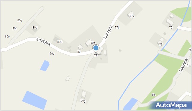 Łuczyna, Łuczyna, 79, mapa Łuczyna