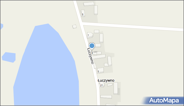 Łuczywno, Łuczywno, 8, mapa Łuczywno