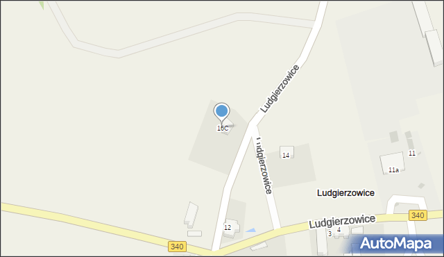 Ludgierzowice, Ludgierzowice, 16C, mapa Ludgierzowice