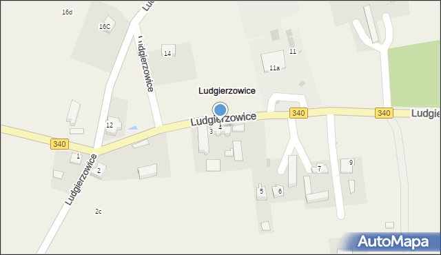 Ludgierzowice, Ludgierzowice, 4, mapa Ludgierzowice