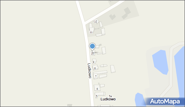 Ludkowo, Ludkowo, 10, mapa Ludkowo