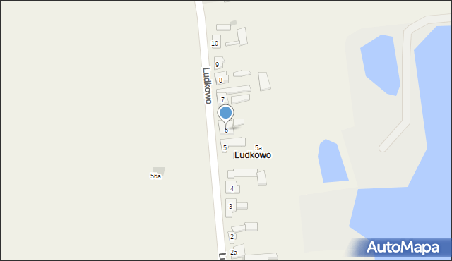 Ludkowo, Ludkowo, 6, mapa Ludkowo