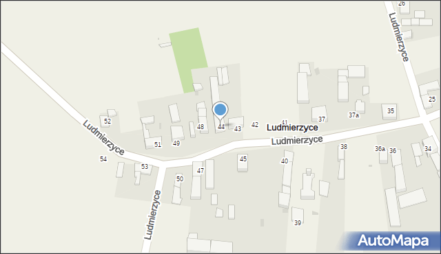 Ludmierzyce, Ludmierzyce, 44, mapa Ludmierzyce