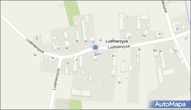 Ludmierzyce, Ludmierzyce, 45, mapa Ludmierzyce