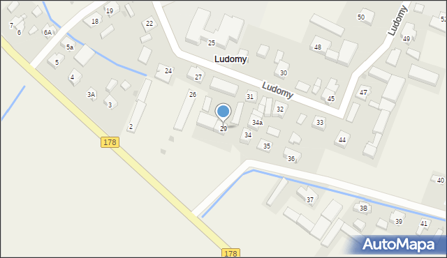 Ludomy, Ludomy, 29, mapa Ludomy