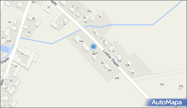 Ludów Śląski, Ludów Śląski, 34b, mapa Ludów Śląski