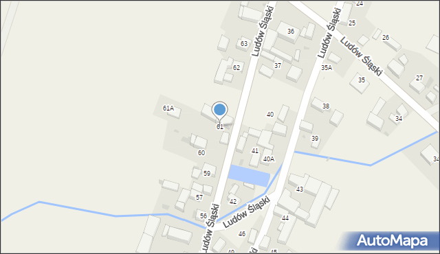 Ludów Śląski, Ludów Śląski, 61, mapa Ludów Śląski