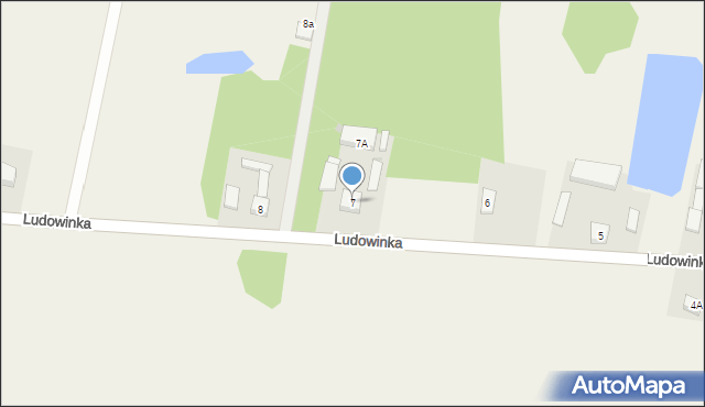 Ludowinka, Ludowinka, 7, mapa Ludowinka