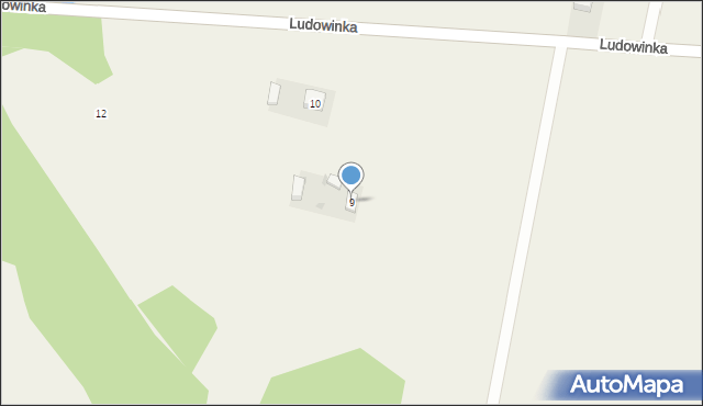 Ludowinka, Ludowinka, 9, mapa Ludowinka