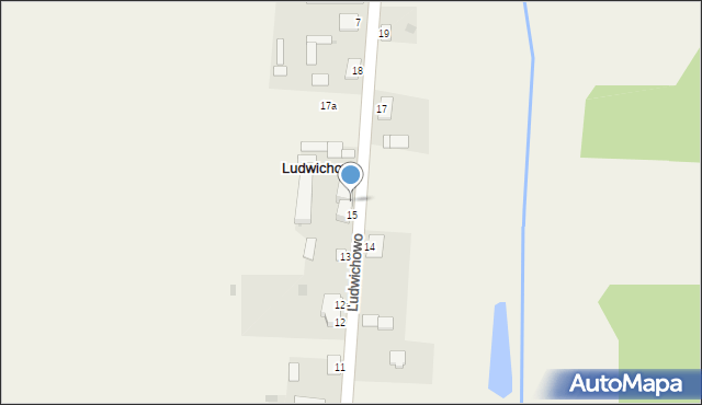 Ludwichowo, Ludwichowo, 16, mapa Ludwichowo