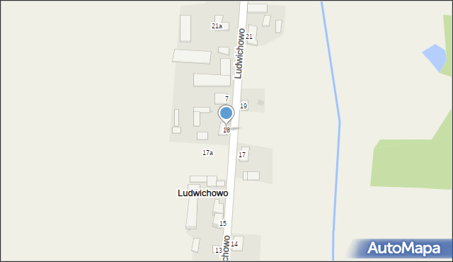 Ludwichowo, Ludwichowo, 18, mapa Ludwichowo