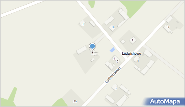 Ludwichowo, Ludwichowo, 2, mapa Ludwichowo