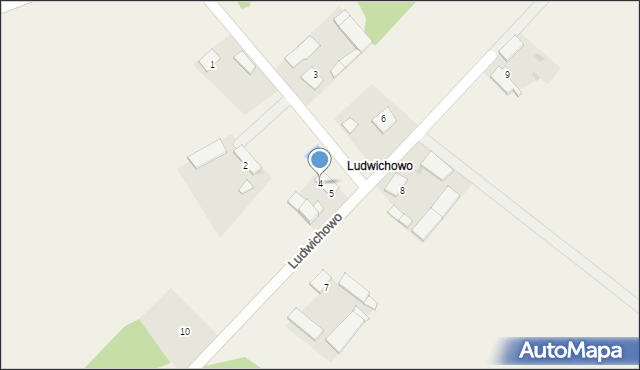 Ludwichowo, Ludwichowo, 4, mapa Ludwichowo