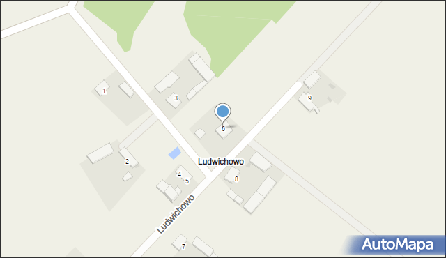 Ludwichowo, Ludwichowo, 6, mapa Ludwichowo