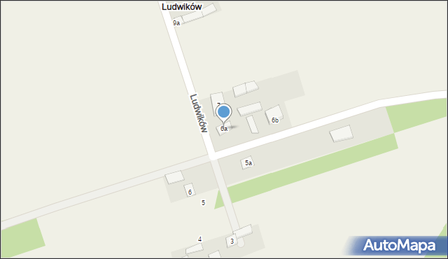 Ludwików, Ludwików, 6a, mapa Ludwików