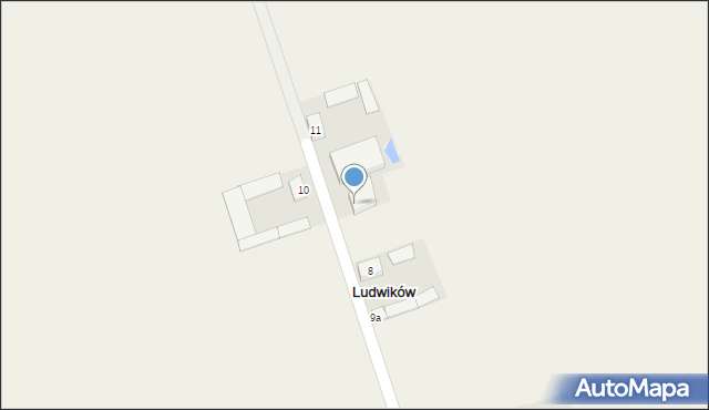 Ludwików, Ludwików, 9, mapa Ludwików
