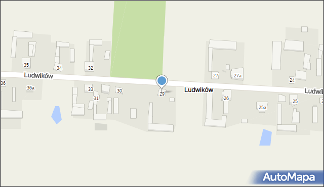 Ludwików, Ludwików, 29, mapa Ludwików