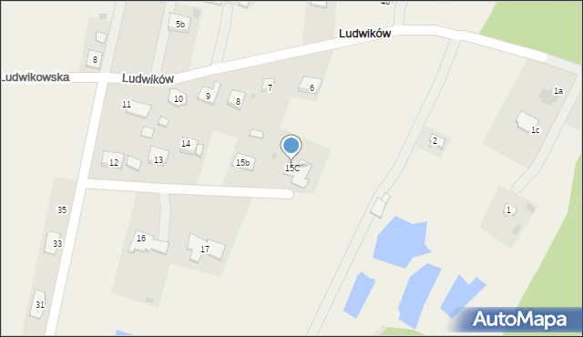 Ludwików, Ludwików, 15C, mapa Ludwików