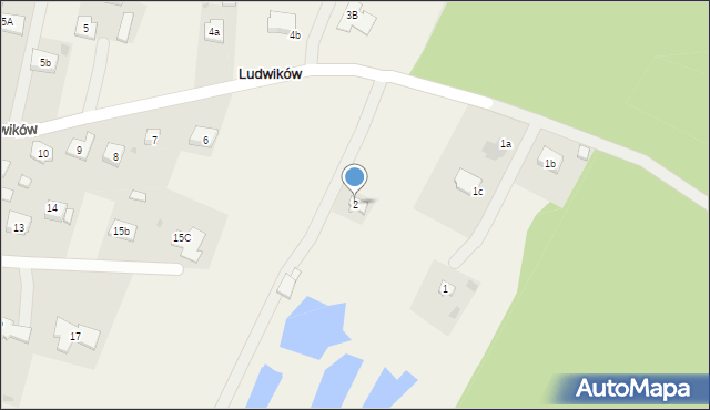 Ludwików, Ludwików, 2, mapa Ludwików