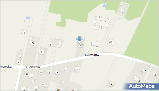 Ludwików, Ludwików, 4a, mapa Ludwików