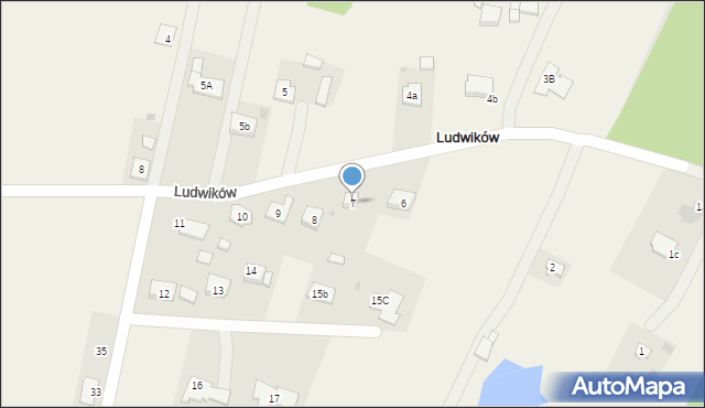 Ludwików, Ludwików, 7, mapa Ludwików