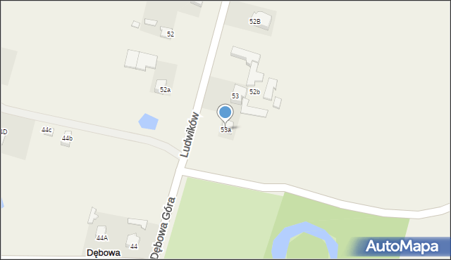 Ludwików, Ludwików, 53a, mapa Ludwików