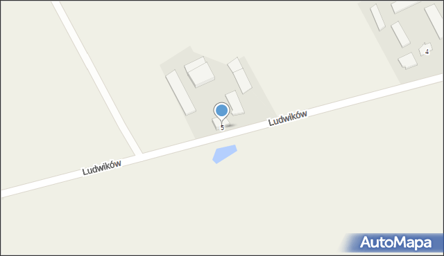 Ludwików, Ludwików, 5, mapa Ludwików