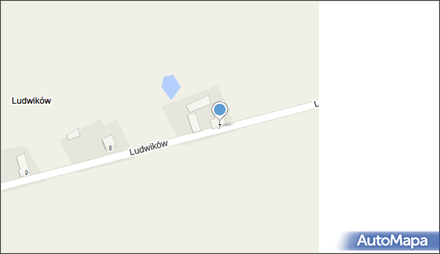 Ludwików, Ludwików, 7, mapa Ludwików