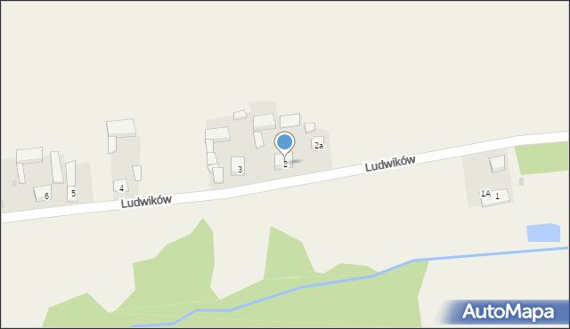 Ludwików, Ludwików, 2, mapa Ludwików