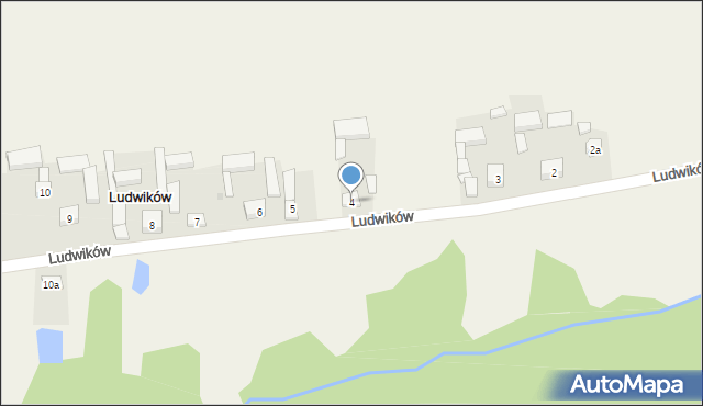 Ludwików, Ludwików, 4, mapa Ludwików