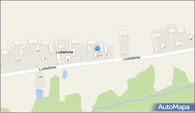 Ludwików, Ludwików, 6, mapa Ludwików