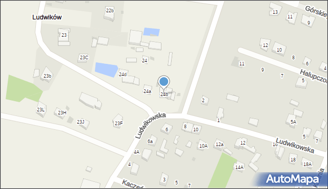 Ludwików, Ludwików, 24b, mapa Ludwików