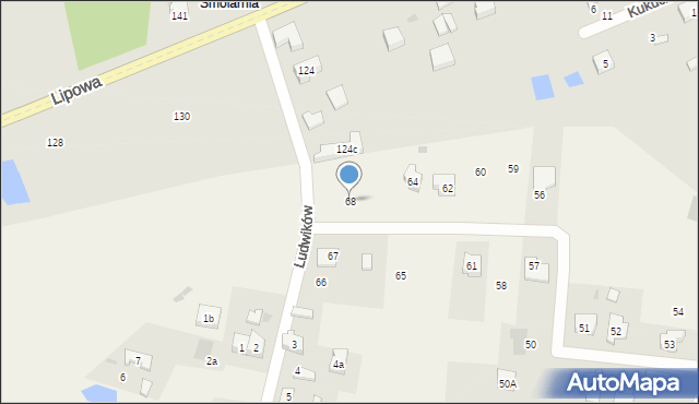 Ludwików, Ludwików, 68, mapa Ludwików