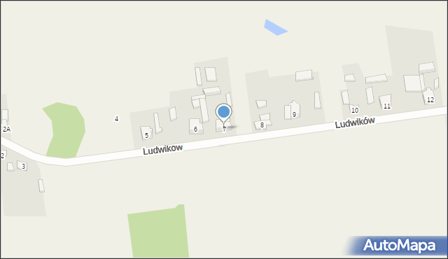 Ludwików, Ludwików, 7, mapa Ludwików