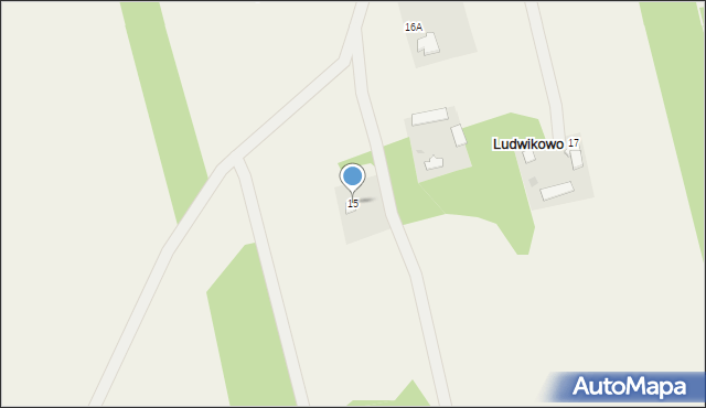 Ludwikowo, Ludwikowo, 15, mapa Ludwikowo