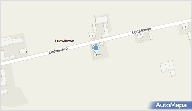 Ludwikowo, Ludwikowo, 4, mapa Ludwikowo