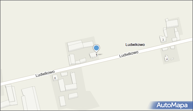 Ludwikowo, Ludwikowo, 5, mapa Ludwikowo