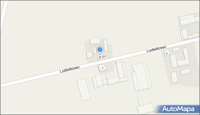 Ludwikowo, Ludwikowo, 8, mapa Ludwikowo