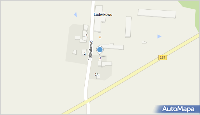 Ludwikowo, Ludwikowo, 4, mapa Ludwikowo