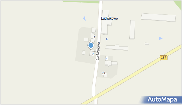 Ludwikowo, Ludwikowo, 5, mapa Ludwikowo