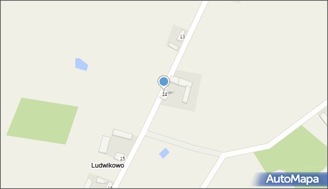 Ludwikowo, Ludwikowo, 14, mapa Ludwikowo