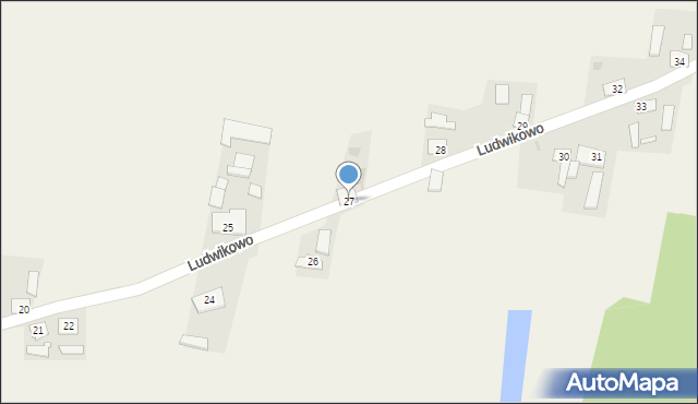 Ludwikowo, Ludwikowo, 27, mapa Ludwikowo