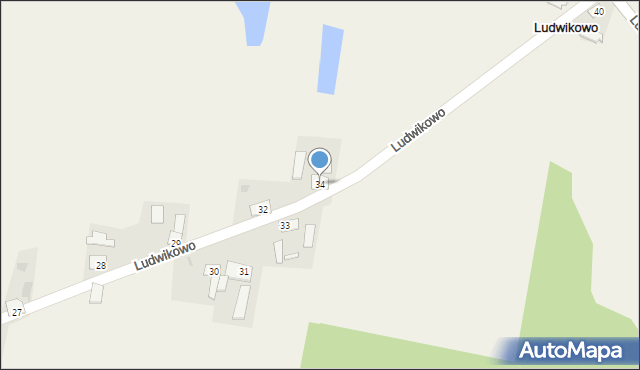 Ludwikowo, Ludwikowo, 34, mapa Ludwikowo