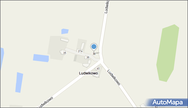 Ludwikowo, Ludwikowo, 38, mapa Ludwikowo