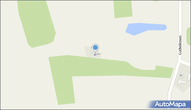 Ludwikowo, Ludwikowo, 60, mapa Ludwikowo