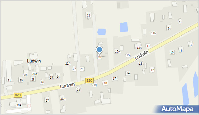 Ludwin, Ludwin, 16, mapa Ludwin